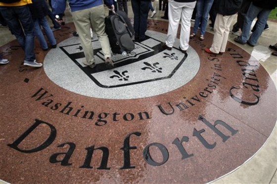 Prospective Washington University students tour the campus in St. Louis. Its $40,000 annual price tag aside, Washington University's commitment to luring more low-income students rivals if not exceeds that of most other elite American colleges. The school's financial aid director personally calls each Pell Grant-eligible student who is admitted for example but among the nation's 50 wealthiest schools, WashU ranks dead-last when it comes to low-income students, with fewer than 6 percent of its 8,500 undergraduates coming for poor families.